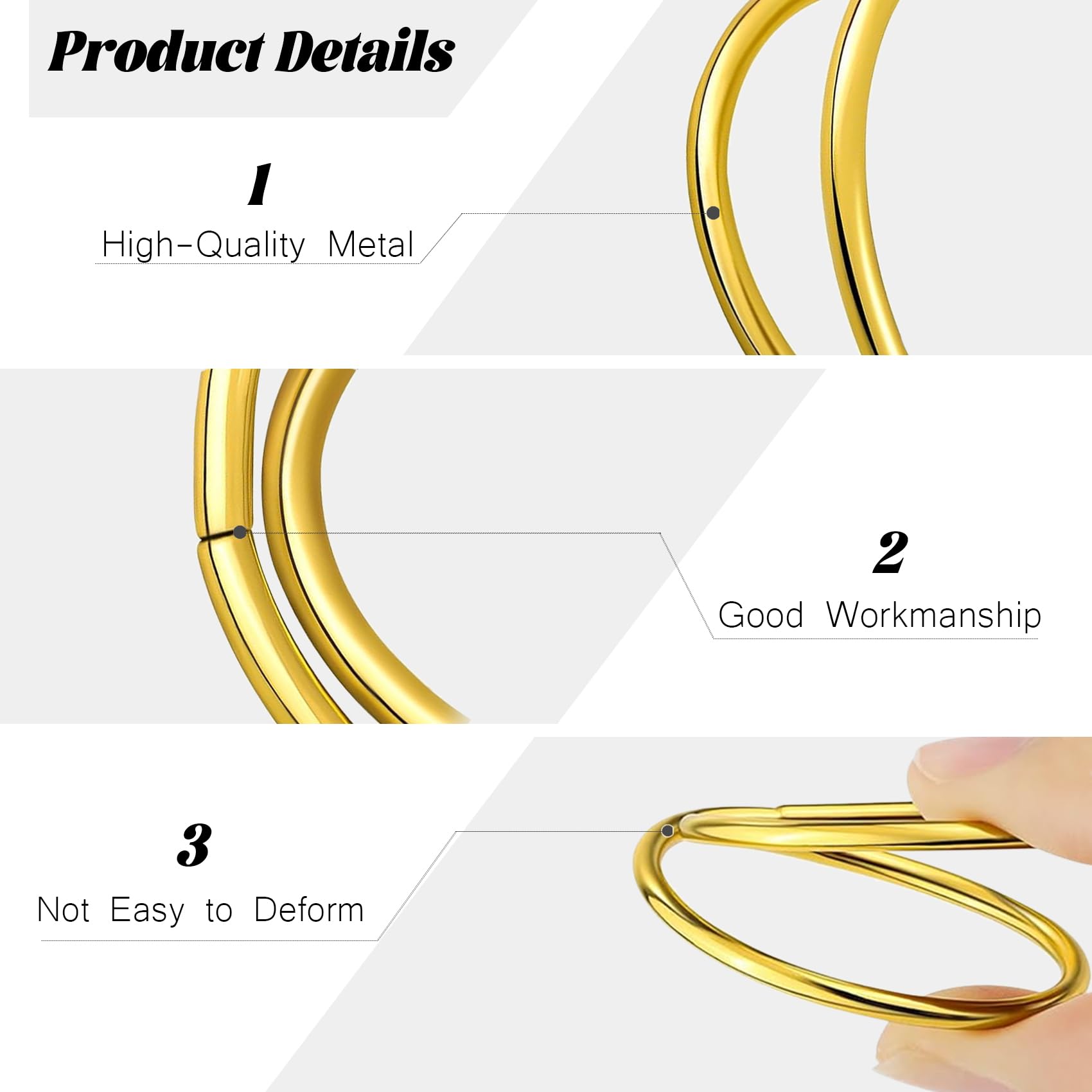 Amazon｜8PCSゴールドナプキンリング、スパイラルナプキンリング